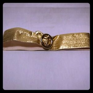 Woman's Gold Lamae Fancy Belt